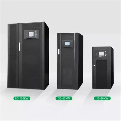 Fixed power cabinets for network server rooms