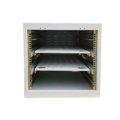 Off-grid modular battery cabinet for factory use